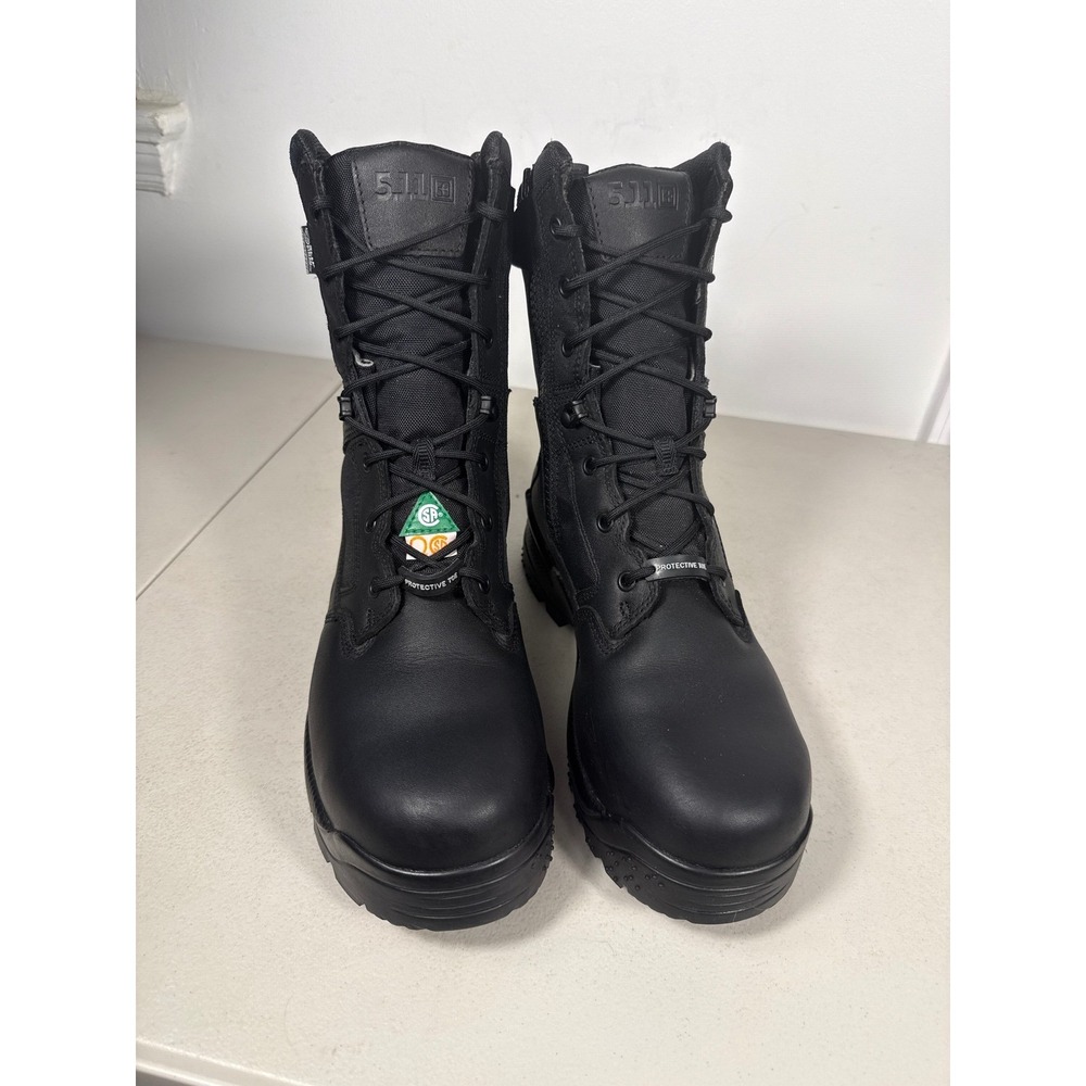 5.11 Tactical ATAC 2.0 8 Shield Boots Black Men Safety Toe Waterproof 12416 Sz10